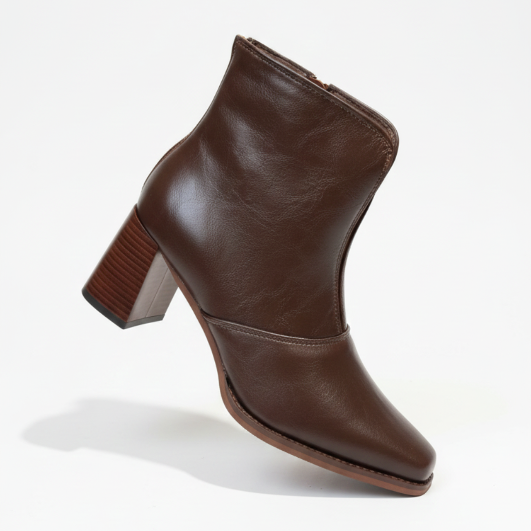 Savéline® - Bottines Chic Orthopédiques en Cuir | Édition Premium