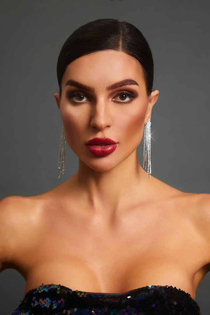 Sienna Earrings – Crystal Drop