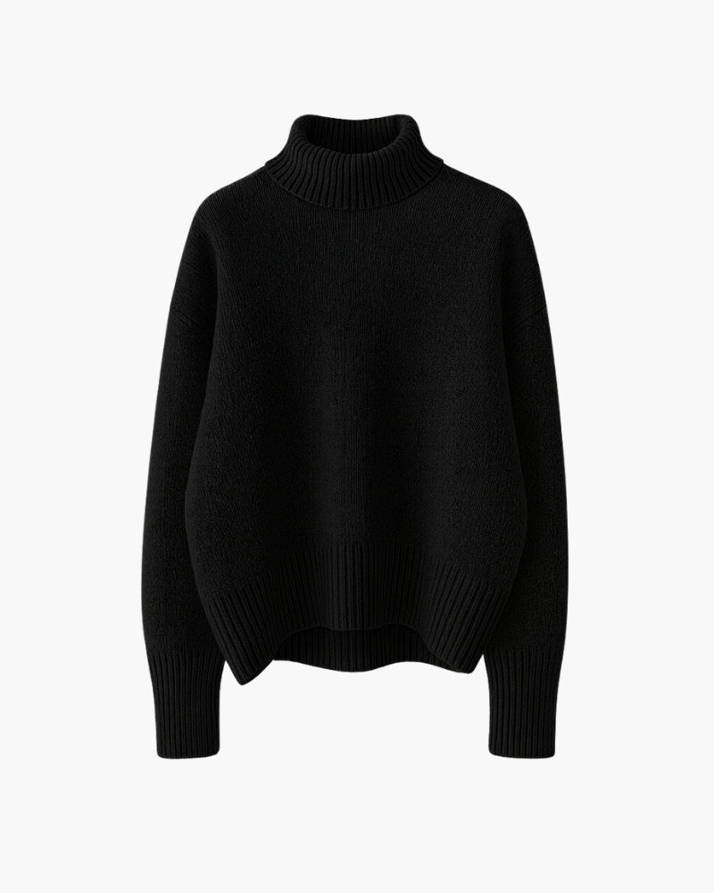 PULL DOUX AVEC COL HAUT