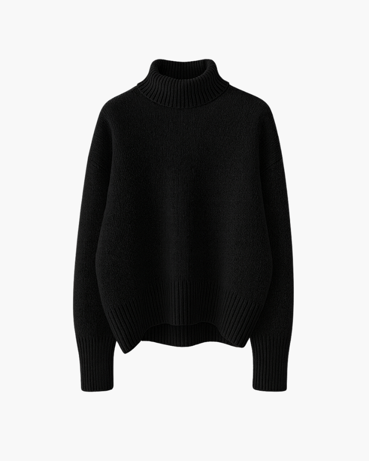 PULL DOUX AVEC COL HAUT