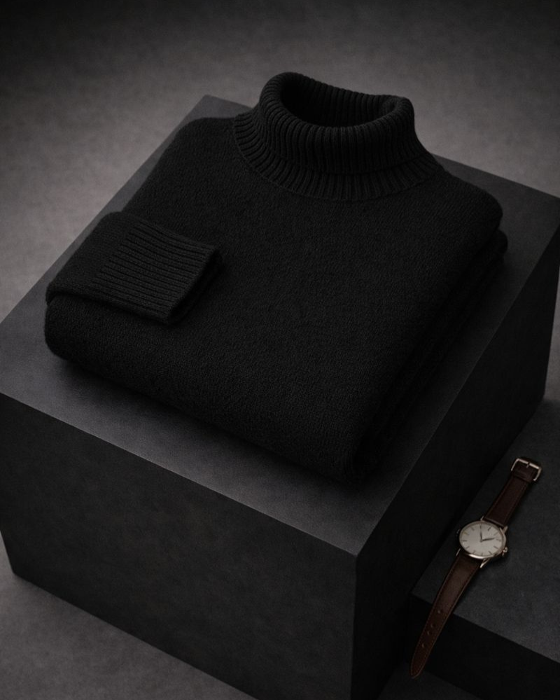 PULL DOUX AVEC COL HAUT