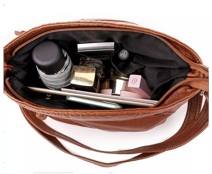 Sac à épaule en cuir Astrid™