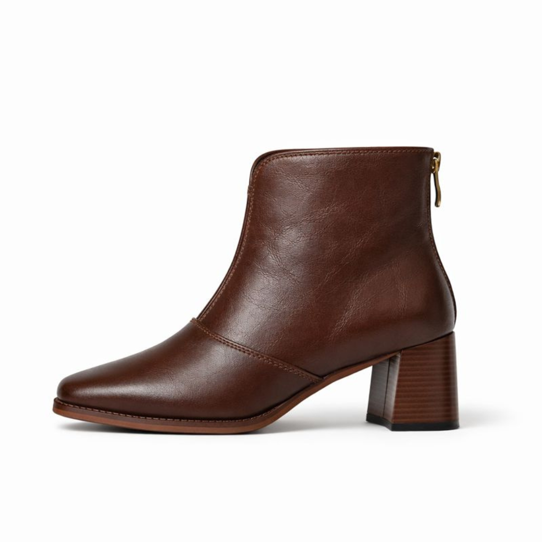 Savéline® - Bottines Chic Orthopédiques en Cuir | Édition Premium