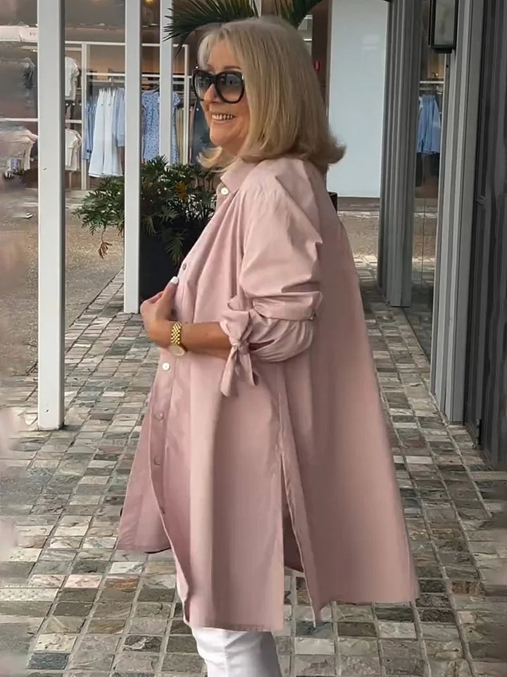 Carlina | Veste Chemise Col Montant