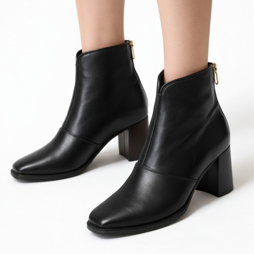 Savéline® - Bottines Chic Orthopédiques en Cuir | Édition Premium