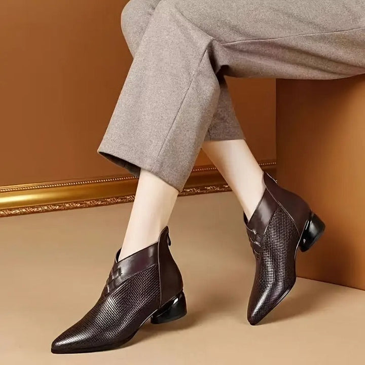Mirelva® - Bottines Orthopédiques Élégantes en Cuir⏐Édition Premium