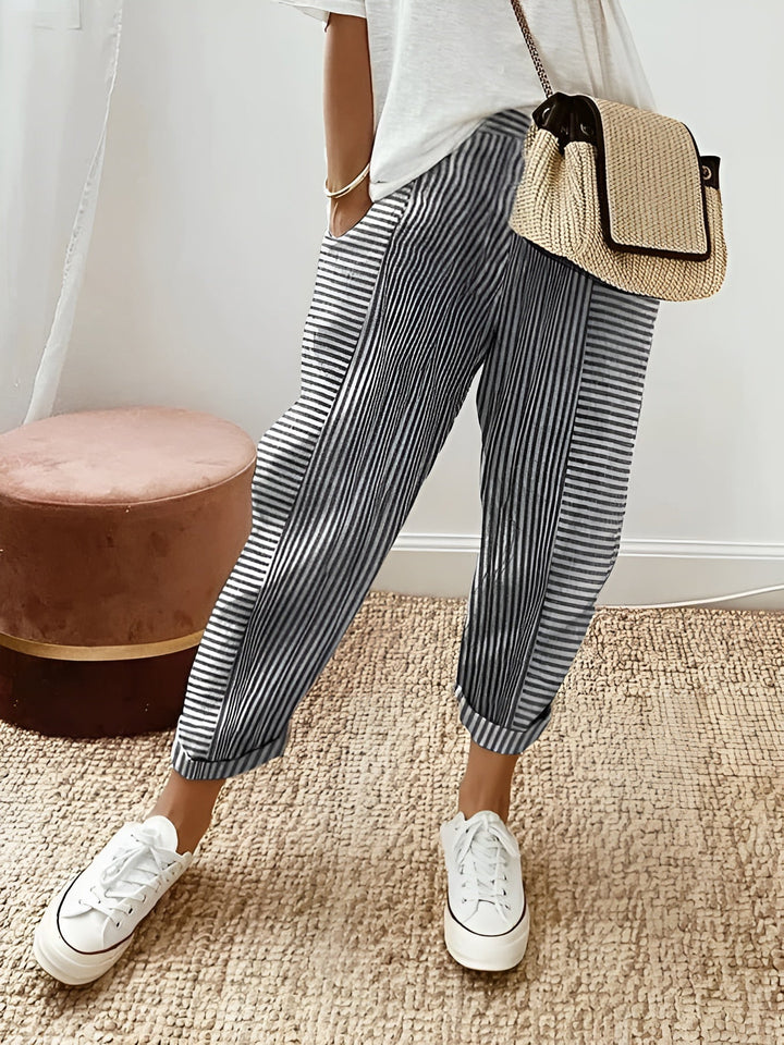 Leura™ | Pantalon Rayé Chic