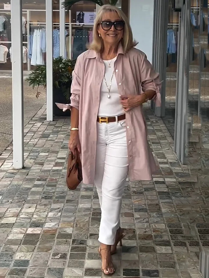 Carlina | Veste Chemise Col Montant