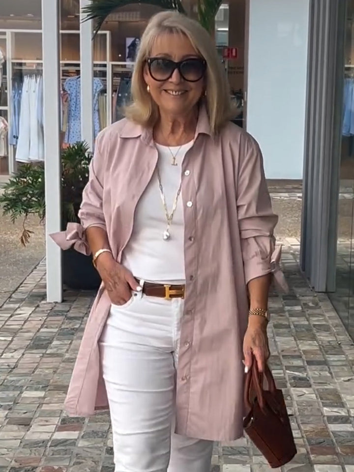 Carlina | Veste Chemise Col Montant